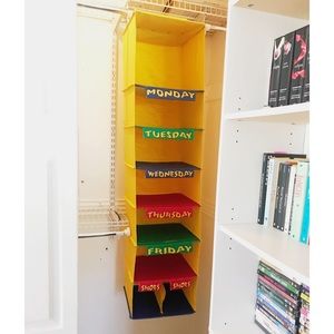 Kids Week Closet Clothing Organizer